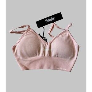 Civil Regime Blush Pink Kelly Seamless Sports Bra Women’s Small NWT